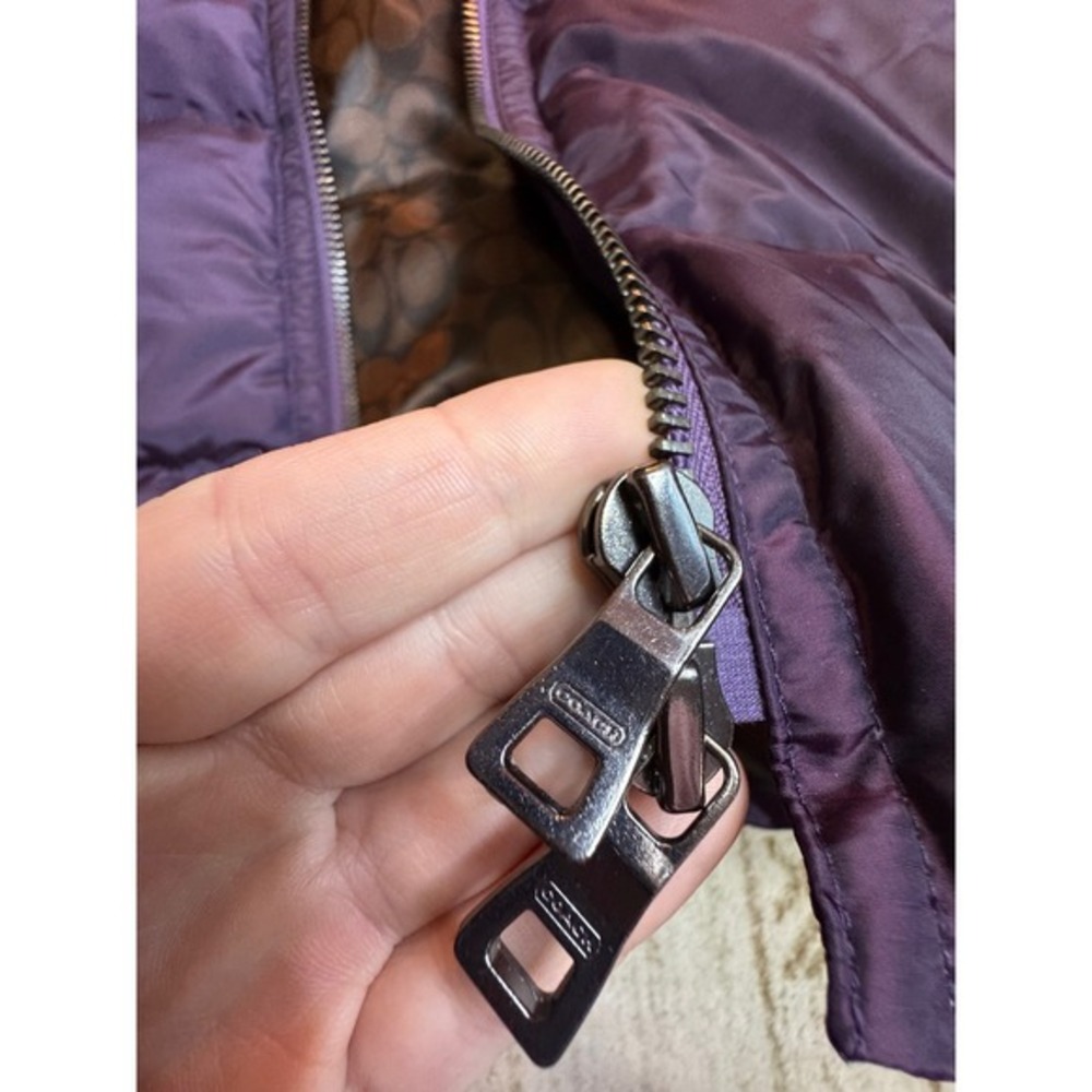 Coach Down Puffer Parka Jacket Women's Small NWT Designer Luxury Outdoor - Picture 8 of 13